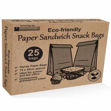 Planit Products Eco-Friendly Sandwich Bags - Pack of 25