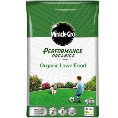 Miracle-Gro Performance Organics Lawn Food - 360m²