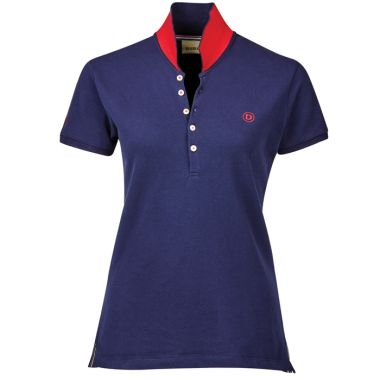 Dublin Women's Lily Cap Short Sleeve Polo Shirt - Navy