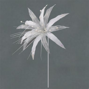 White Super Flower Decoration - 61cm