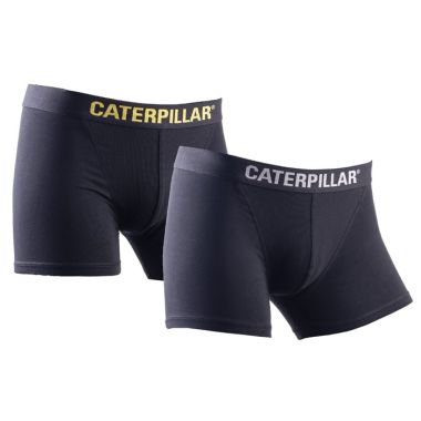 CAT Men's Black Boxer Shorts – Pack of 2 