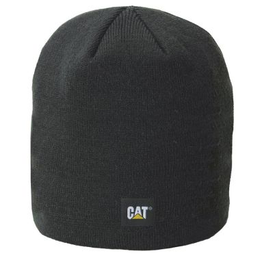 CAT Logo Knit Cap – Black
