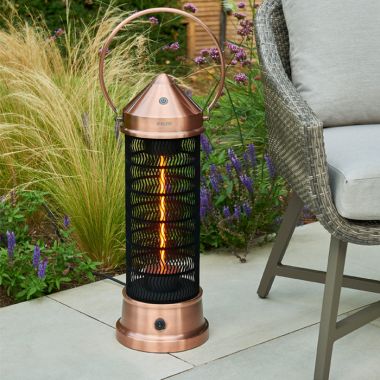 Kettler Kalos Copper Lantern Patio Heater - 1800W