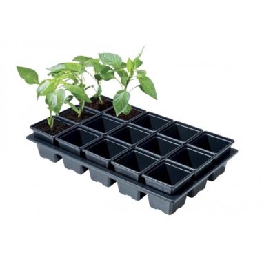 Garland Professional Mini Vegetable Tray -15 x 7cm Square Pots