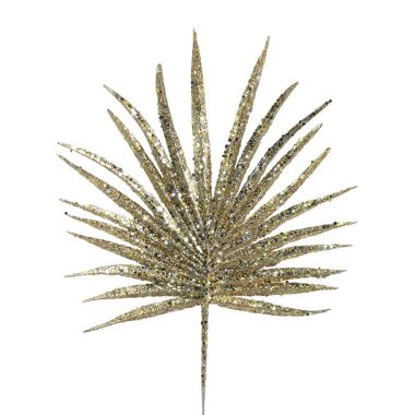 Gold Palm Glitter Pick - 29cm 