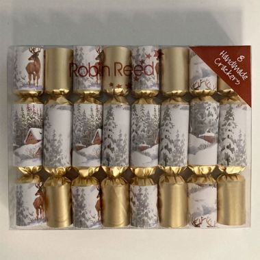 Christmas Deer Mini Tree Crackers – Pack of 8