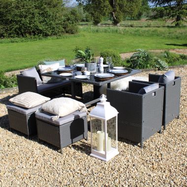 Wild Garden 6 Seater Cube Dining Set
