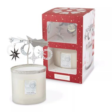 Heart & Home Christmas Twin Wick Candle & Free Carousel Gift Set