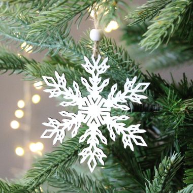 Snowflake Christmas Decoration - 10cm