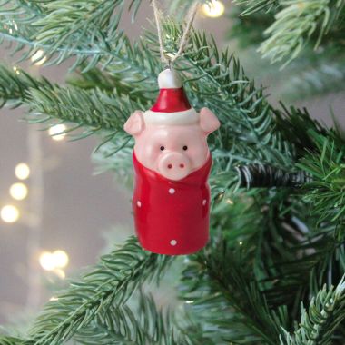 Pigs in Blankets Christmas Decoration - 7cm