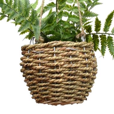 Artificial Herbs Hanging Basket