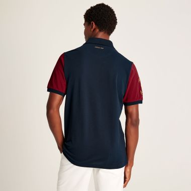  Joules Men's Embellished Polo Shirt - French Navy