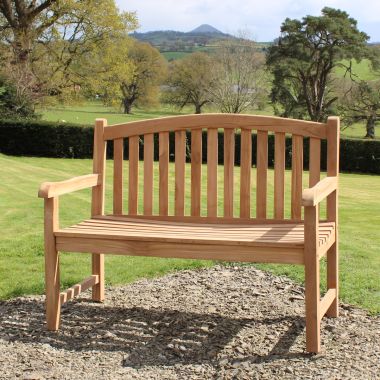 Wooden Garden Bench 2 Seater - 4ft