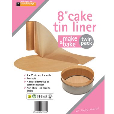 Planit Products Cake Tin Liner – 8 inches
