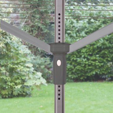 Addis 50m 4 Arm Rotary Airer With Cover and Ground Spike