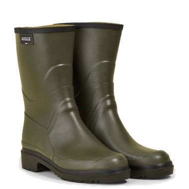 Aigle Men’s Bison 2 Mid Height Wellington Boots – Khaki