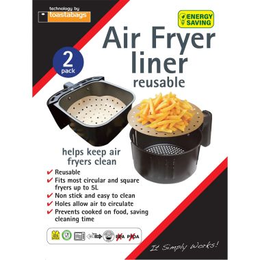 Toastabags® Air Fryer Liners – Pack of 2