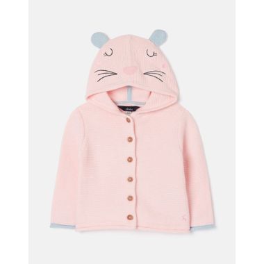 Joules Baby Alby Cardigan – Pink Mouse