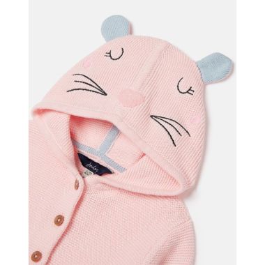 Joules Baby Alby Cardigan – Pink Mouse