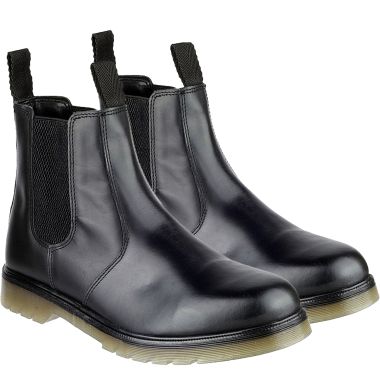 Amblers Unisex Colchester Dealer Boots – Black