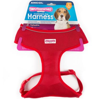 Ancol Comfort Mesh Harness, Red - Large