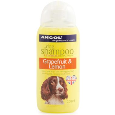 Ancol Lemon and Grapefruit Dog Shampoo - 200ml