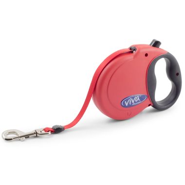 Ancol Viva 5m Retractable Lead, Red - Large
