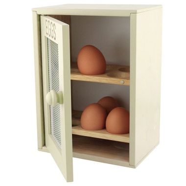 Apollo Wooden Egg Cabinet - Cream