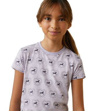 Ariat Children's So Love T-Shirt - Heather Grey