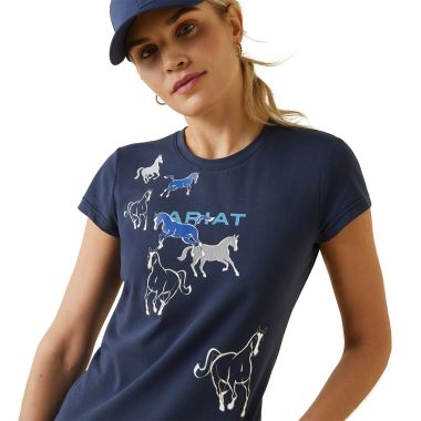 Ariat Women's Frolic T-Shirt - Navy Eclipse