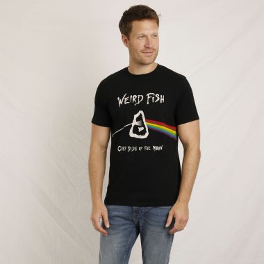 Weird Fish Men's Carp Side of the Moon - Washed Black