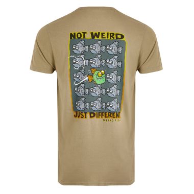 Weird Fish Men's Not Weird Graphic T-shirt - Khaki