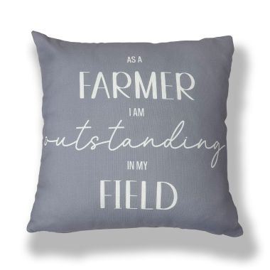 Outstanding Farmer in His Field Cushion