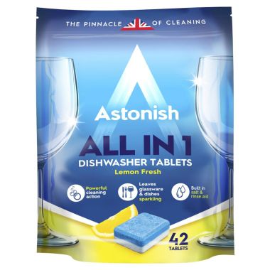 Astonish All In 1 Dishwasher Tablets - 42 Pack