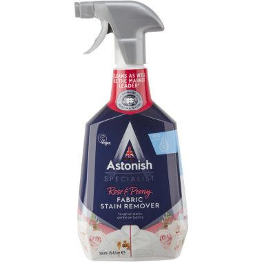 Astonish Specialist Fabric Stain Remover, 750ml - Rose & Peony