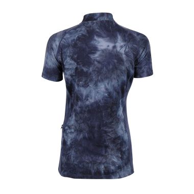 Shires Aubrion Young Rider Revive Short Sleeve Base Layer - Navy Tie Dye