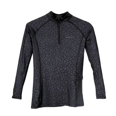 Shires Aubrion Young Rider Revive Winter Long Sleeve Base Layer - Black