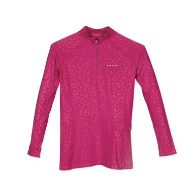 Shires Aubrion Young Rider Revive Winter Long Sleeve Base Layer - Cerise