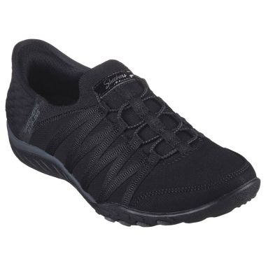 Skechers Women's Breath-Easy Roll-With-Me Trainers - Black