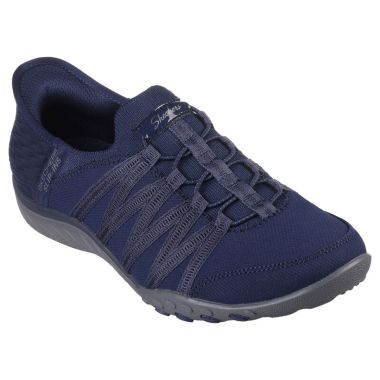 Skechers Women's Breath-Easy Roll-With-Me Shoes - Navy