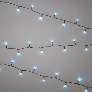 NOMA 120 Multi-Function String LED Lights, Ice Blue - 8.9m