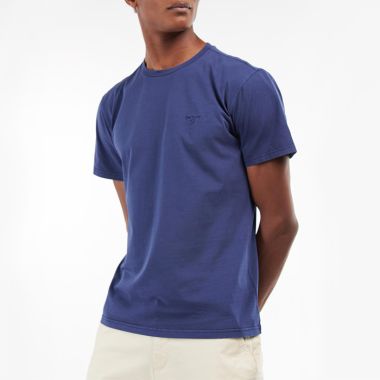Barbour Men's Garment Dyed T-Shirt - Navy