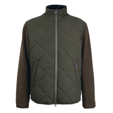 Barbour Men's Hybrid Quilted Fleece Jacket - Olive