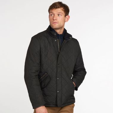 Barbour Men’s Powell Quilted Jacket – Black