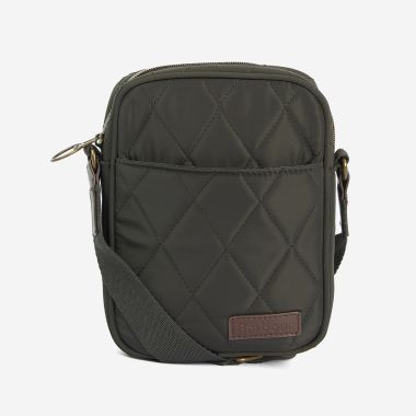 Barbour Quilted Cross Body Bag - Olive