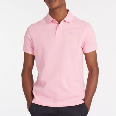 Barbour Men's Sports Polo - Pink
