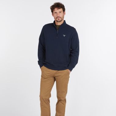 Barbour Men’s Bankside Half Zip Sweatshirt – Navy