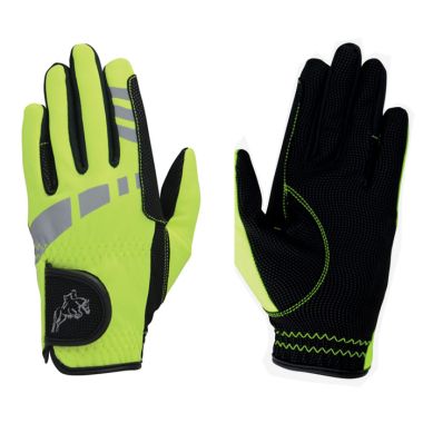 Children's Hy5 Extreme Reflective Softshell Gloves - Yellow
