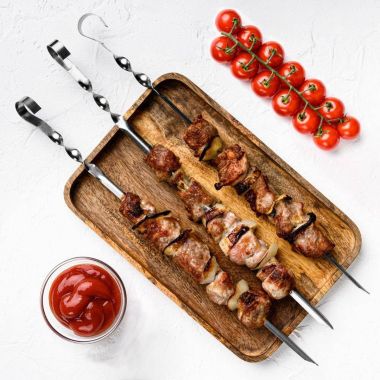 BBQ Wire Skewers, 45cm - Pack Of 3
