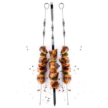 BBQ Wire Skewers, 45cm - Pack Of 3
